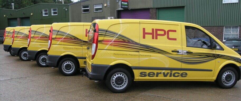 HPC - Branding a commercial fleet before distribution