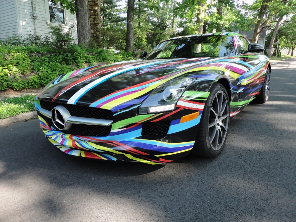 Mercedes-SLS-AMG-Gumball-3000-Rally-Supercar-Wrap-Raccoon